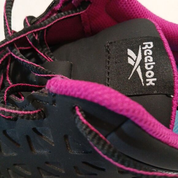 Reebok Work Sublite Cushion Composite Toe Work Shoes Black /Pink W-9W - Picture 16 of 16